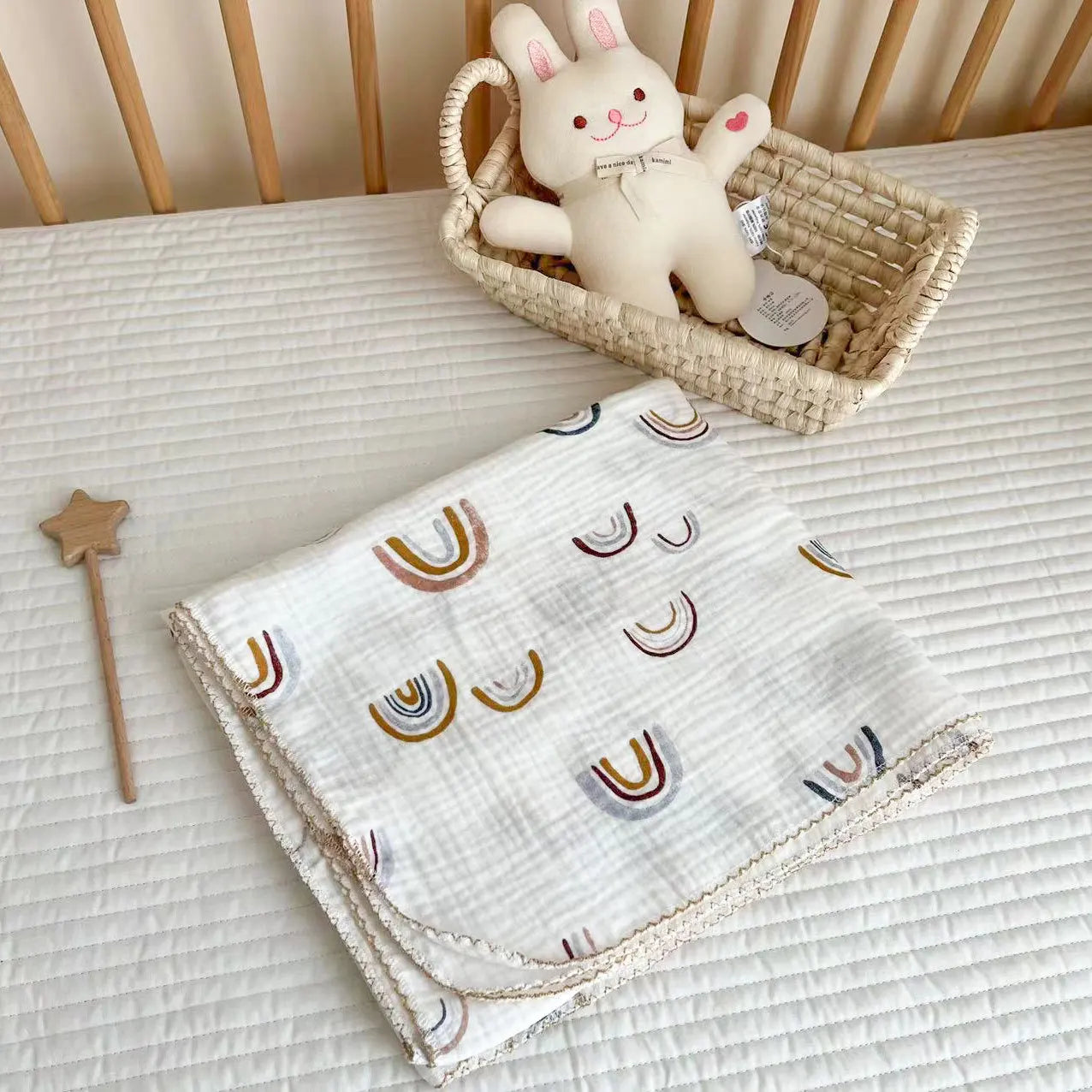 FloraNest - Muslin Cotton Baby Blanket