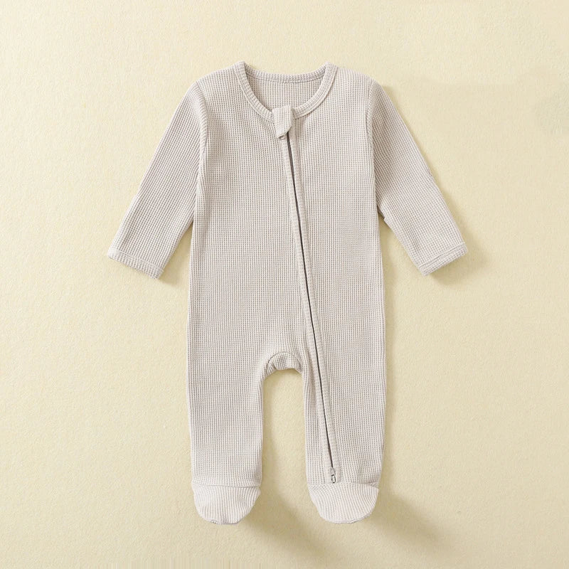 WaffleSnug - Organic Cotton Baby Sleepsuit