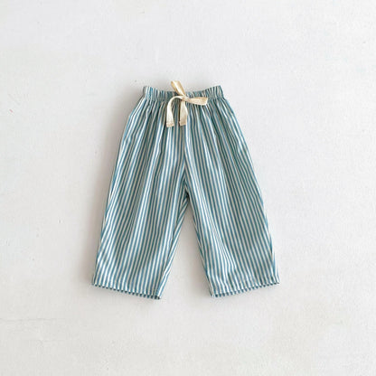 StripeDrift – Kids Summer Striped Trousers