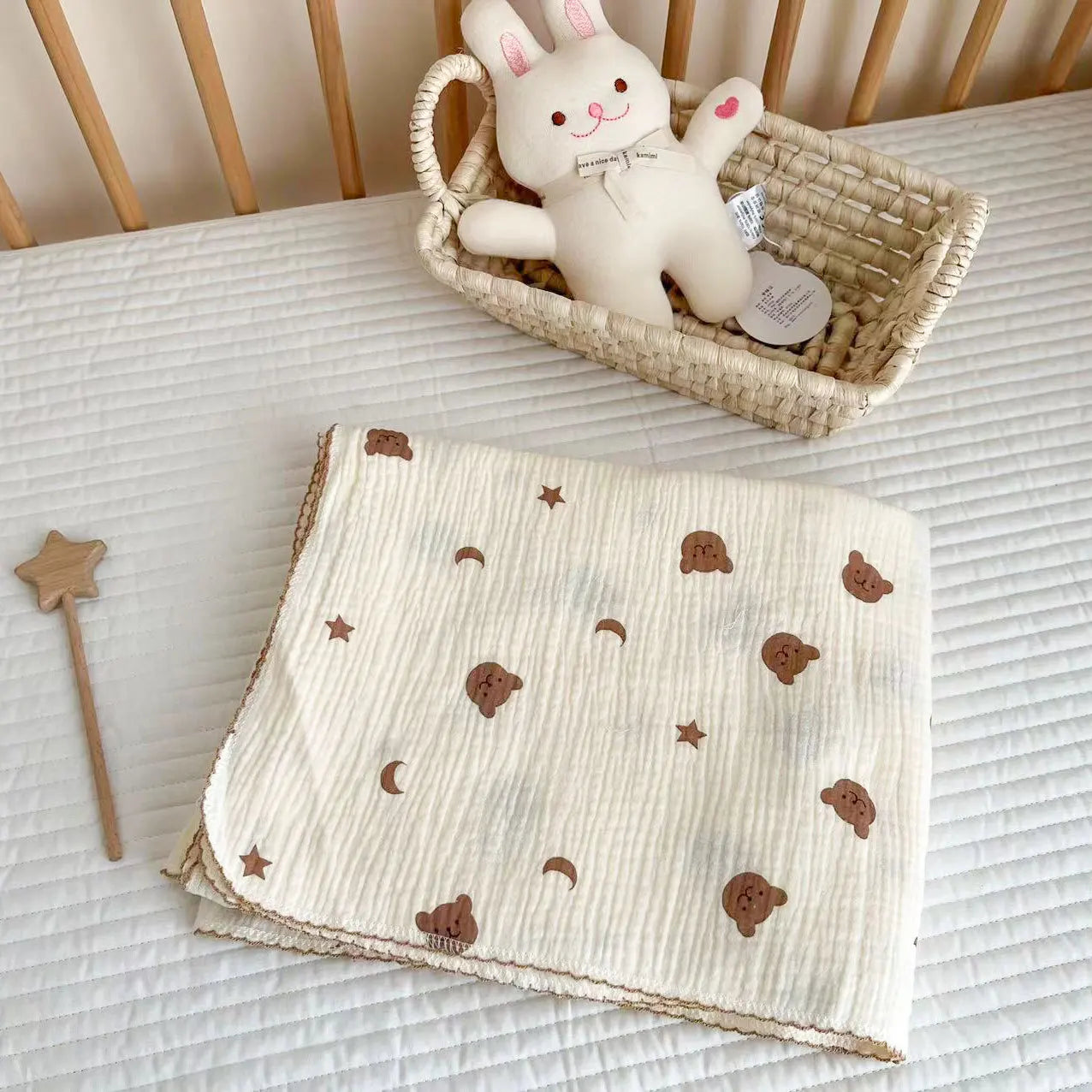 FloraNest - Muslin Cotton Baby Blanket
