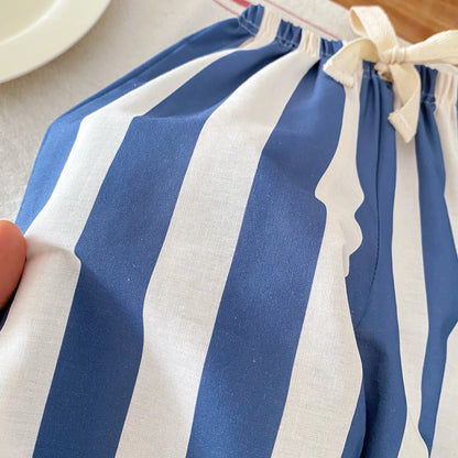 StripeDrift – Kids Summer Striped Trousers