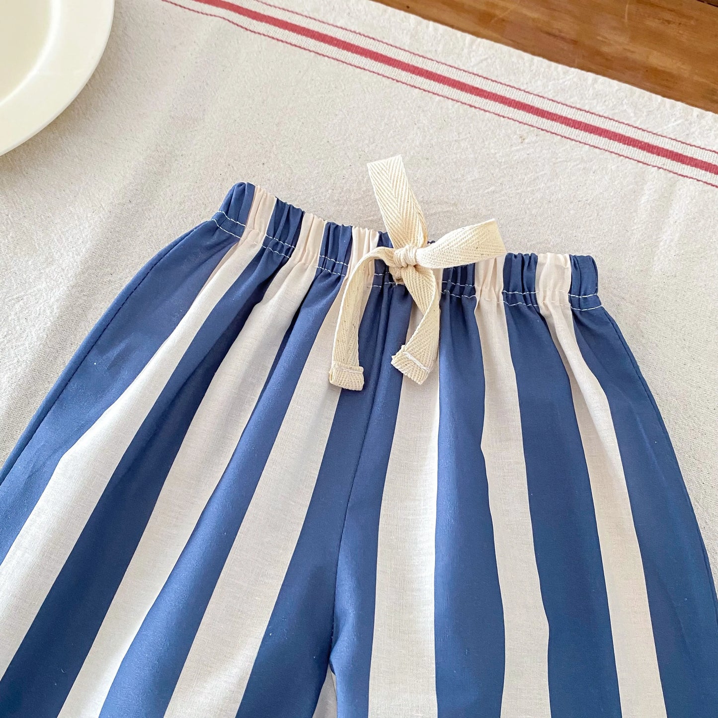 StripeDrift – Kids Summer Striped Trousers
