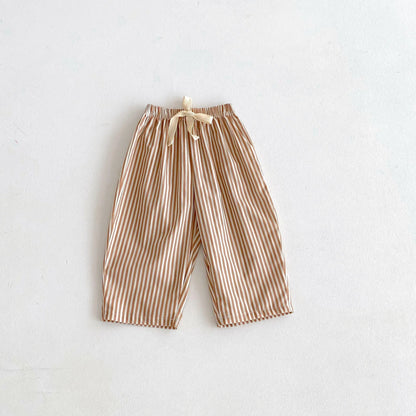 StripeDrift – Kids Summer Striped Trousers