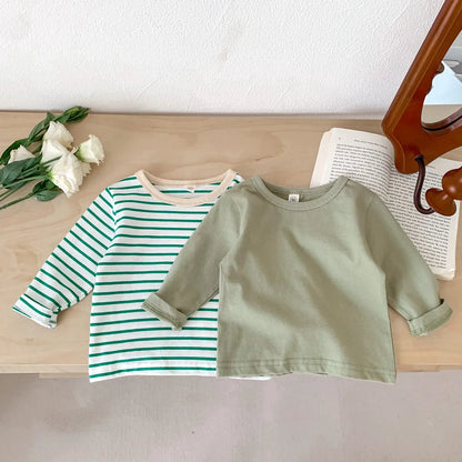 CozyStripe – Baby Pullover