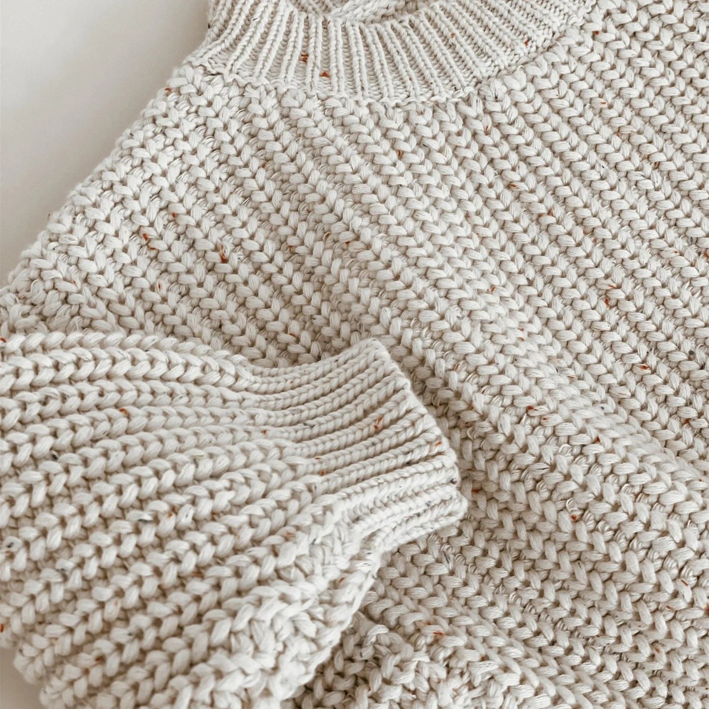 SnuggleKnit – Chunky Cotton Cable Pullover