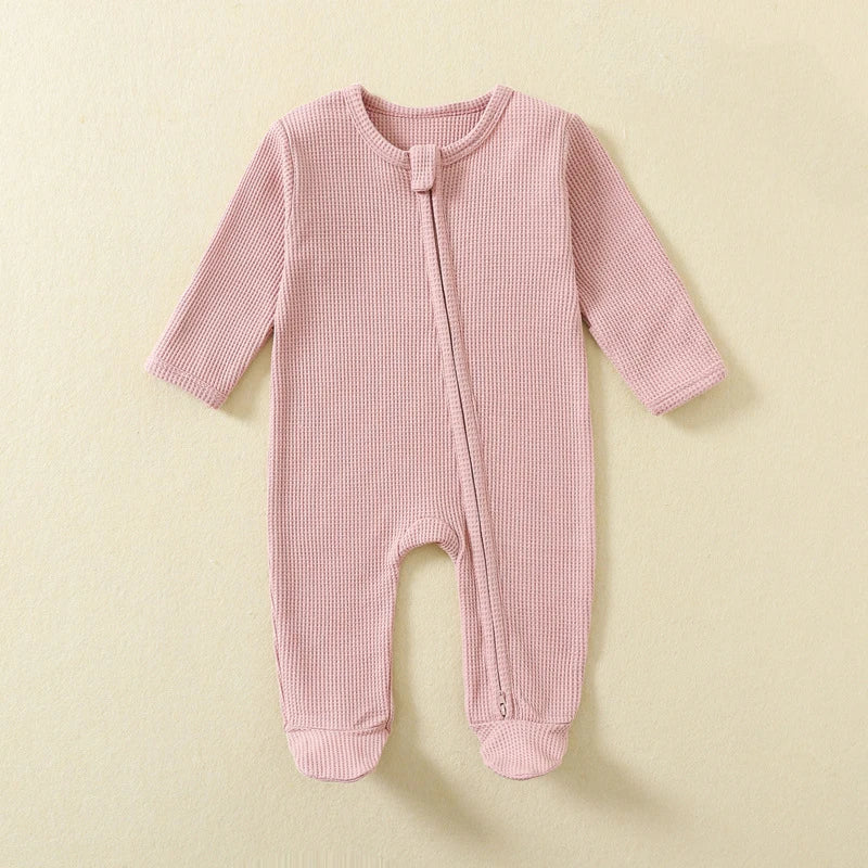 WaffleSnug - Organic Cotton Baby Sleepsuit