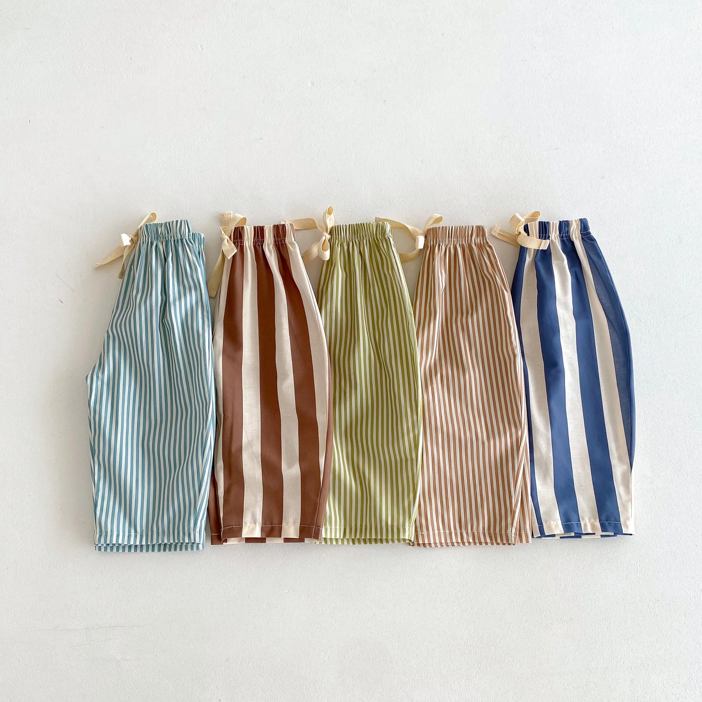 StripeDrift – Kids Summer Striped Trousers