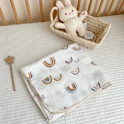 FloraNest - Muslin Cotton Baby Blanket