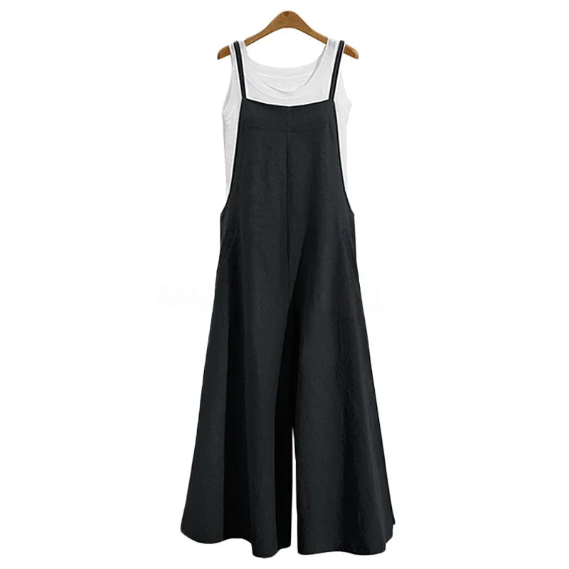 LunaraOver – Wide Leg Overalls